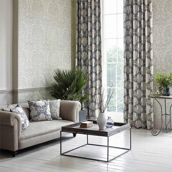 Обои Sanderson Chiswick Grove Courtney 216405 фото в интерьере